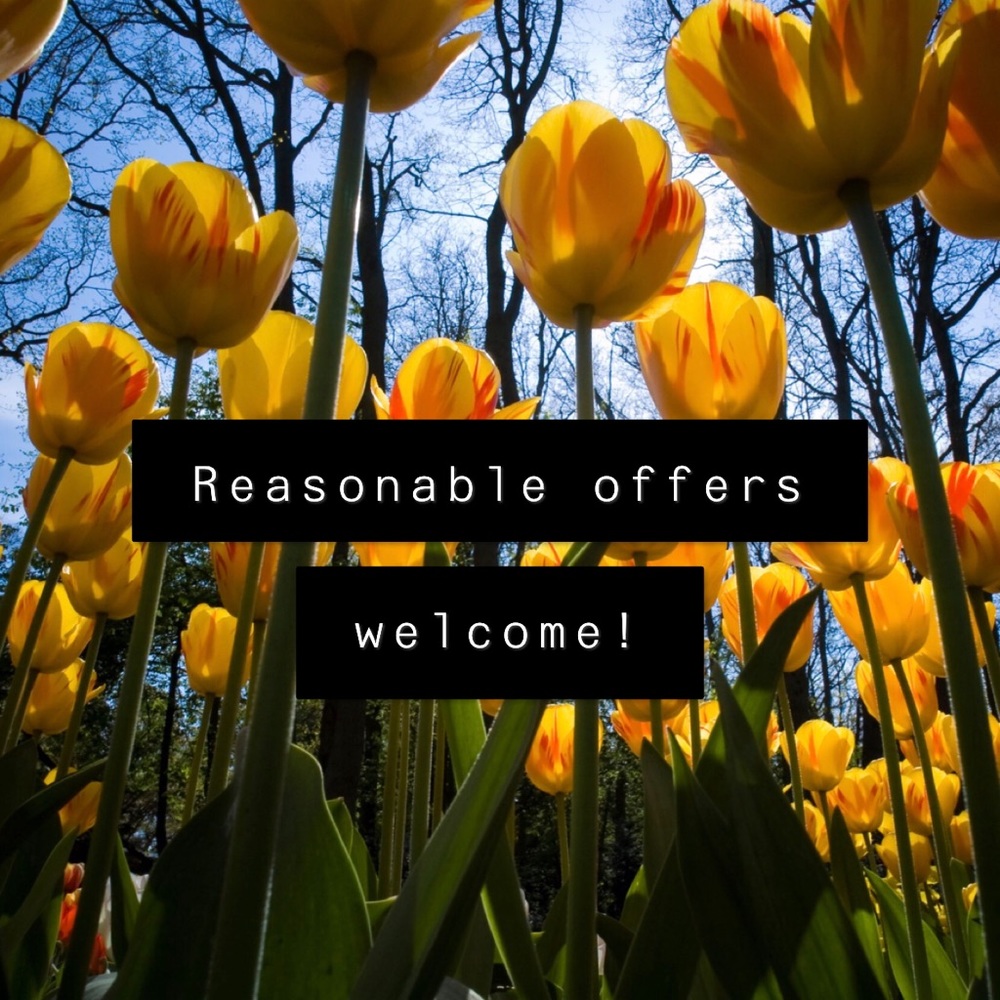 Reasonable offers welcome!